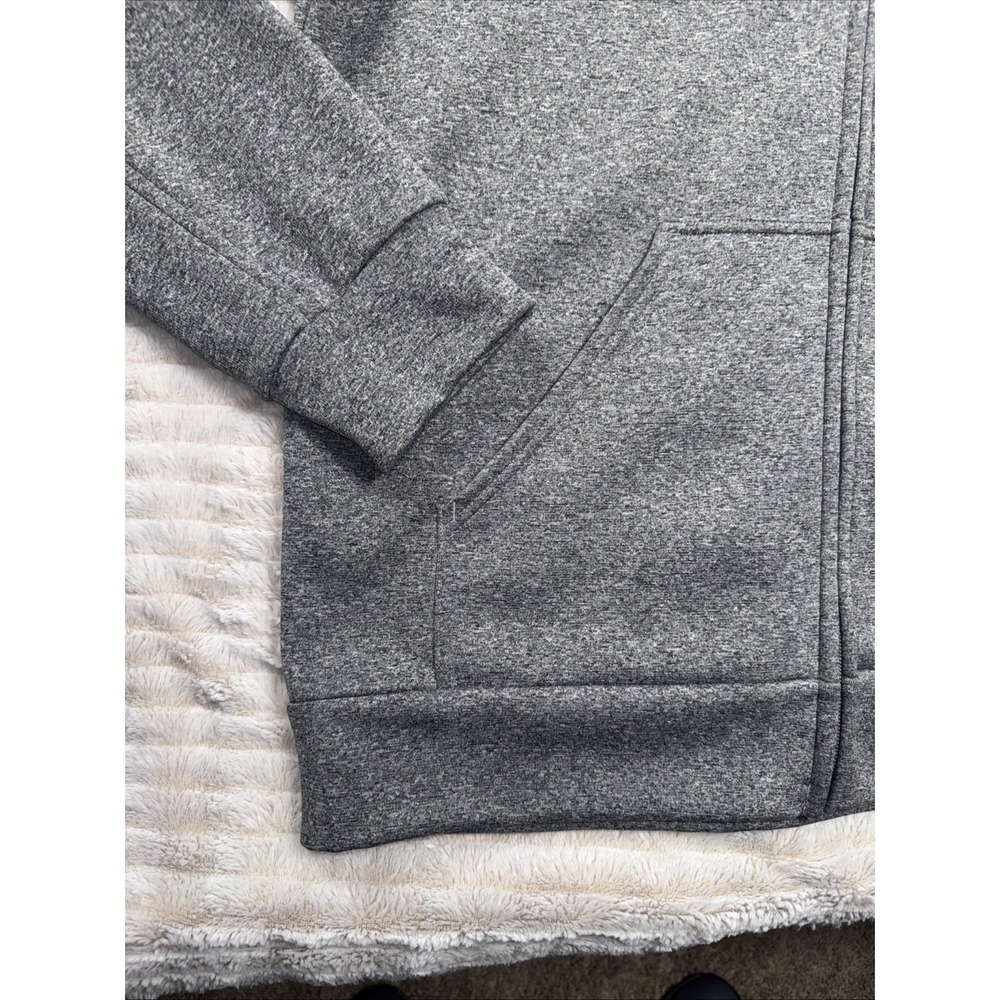 North Face Men's Large Grey Zip-Up Hoodie‎ Breast Cancer Pink Ribbon NWOT New - Picture 8 of 16